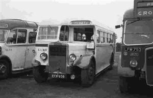 Crosville Leyland TS8 bus KA169 (EFM938)